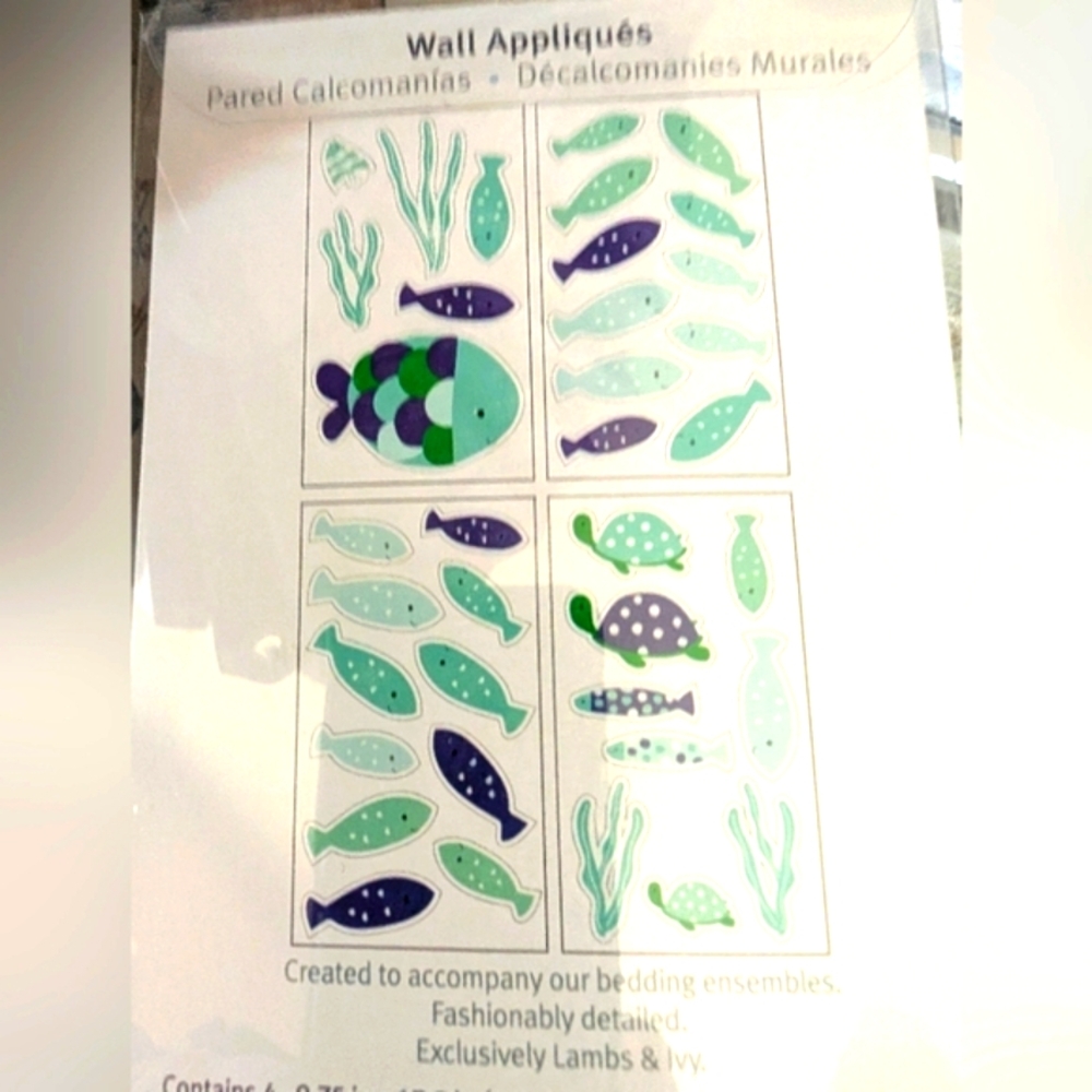 Box#25 Lambs & Ivy Oceana Wall Appliques